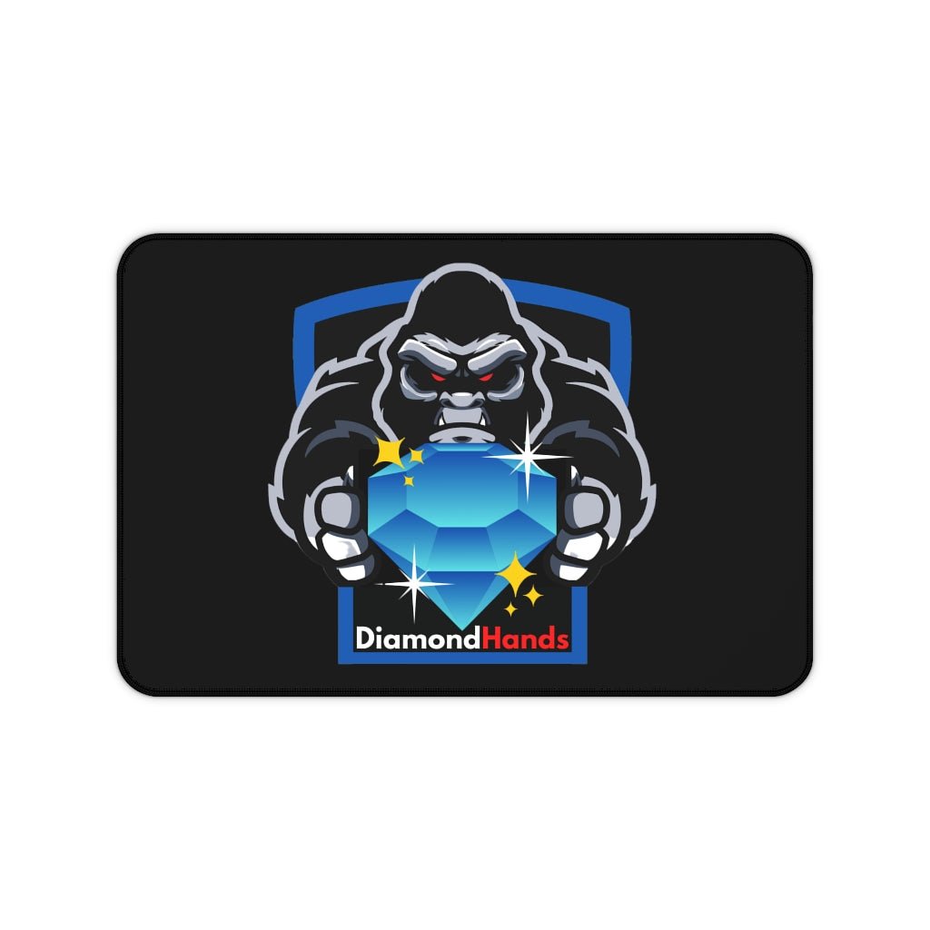 Ape Strong Together Diamond Hands Stock Trading Neoprene Desk Mat - Stonk Shark Co.