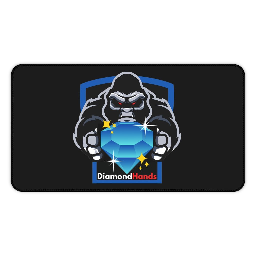Ape Strong Together Diamond Hands Stock Trading Neoprene Desk Mat - Stonk Shark Co.