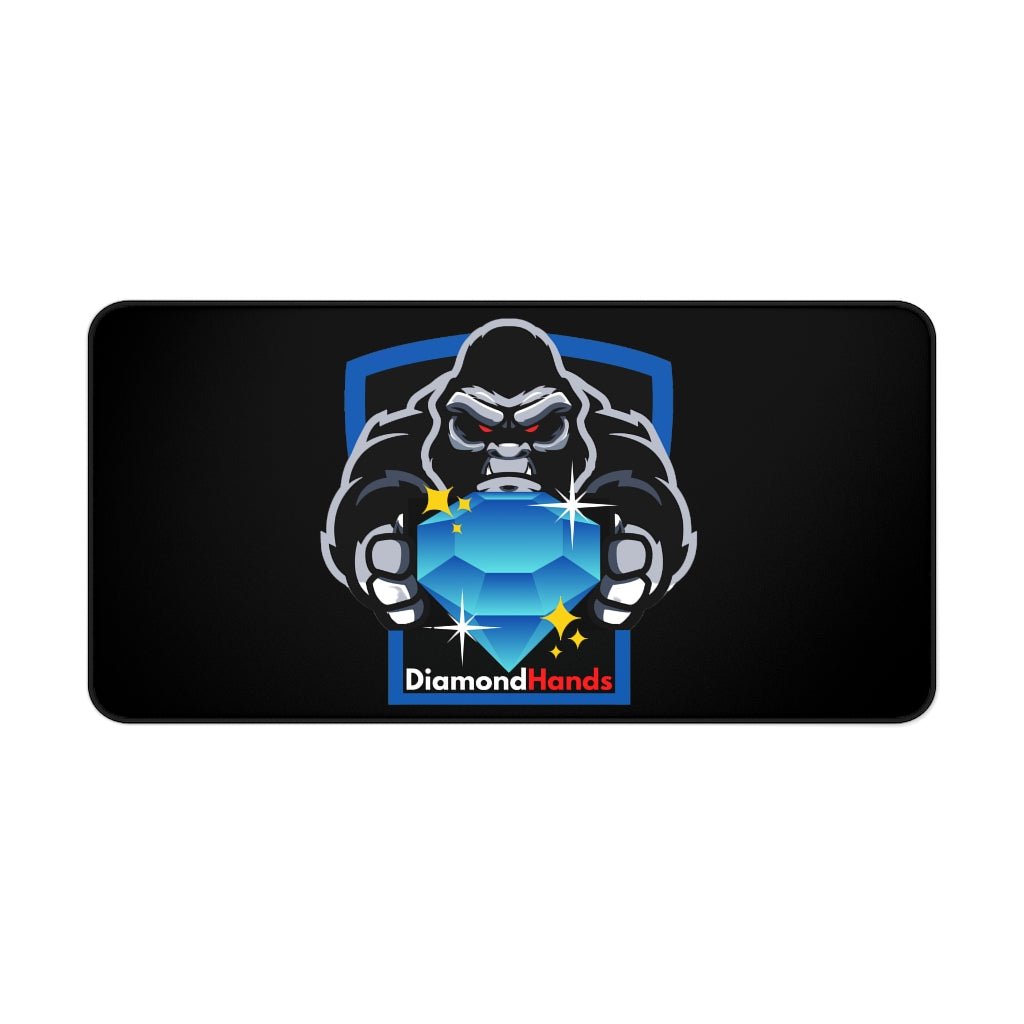 Ape Strong Together Diamond Hands Stock Trading Neoprene Desk Mat - Stonk Shark Co.