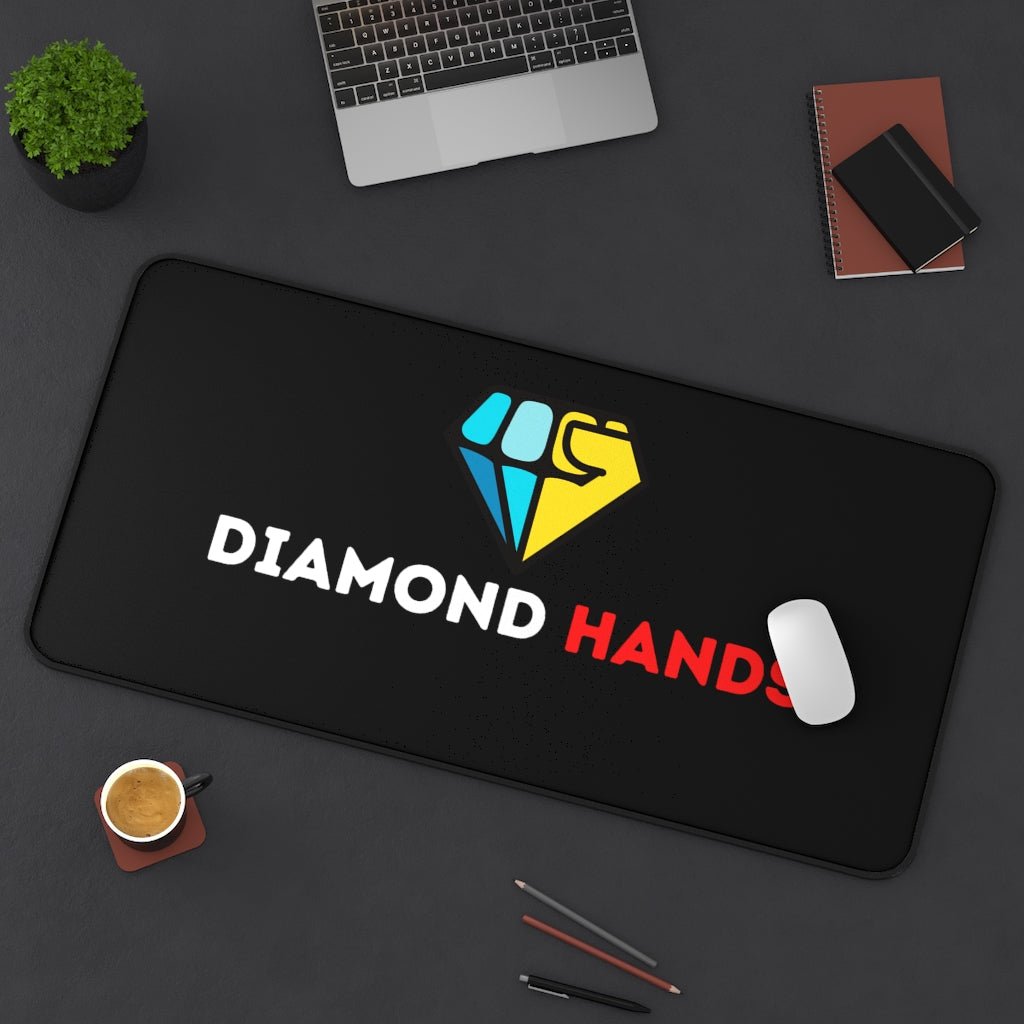 Diamond Hands Stock Trading Neoprene Desk Mat - Stonk Shark Co.