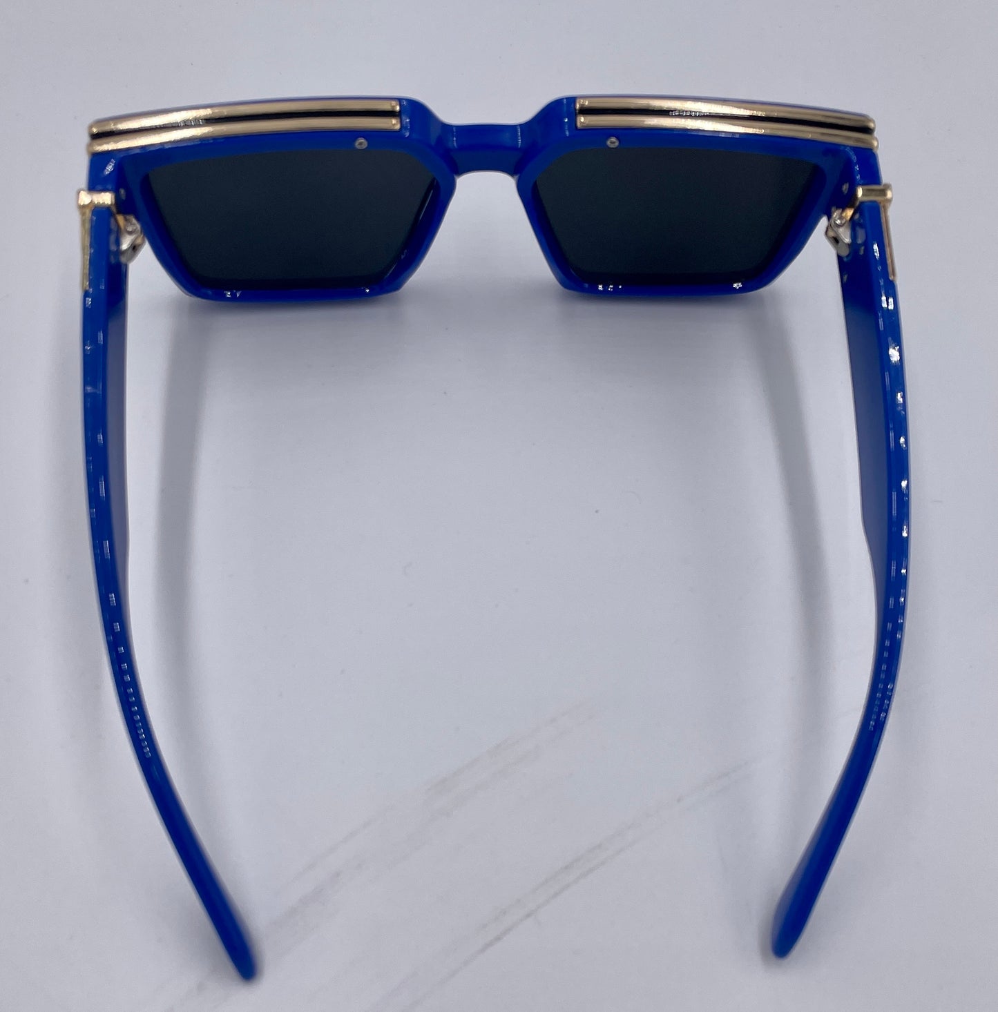 Retro Square Trillionaire Thick Frame Fashion Sunglasses