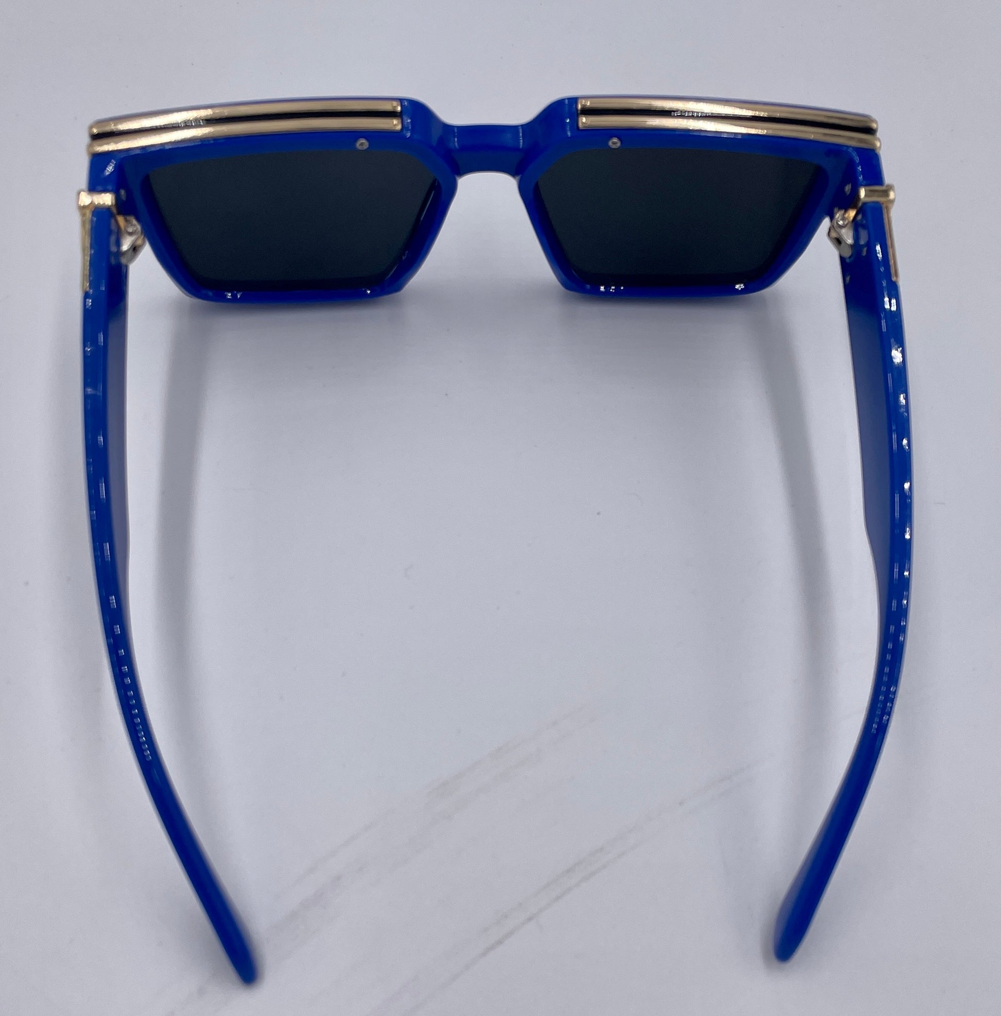 Retro Trillionaire Square Thick Frame Fashion Sunglasses