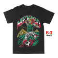 Mexico Aztec Skeleton Warrior Soccer T-Shirt - Stonk Shark Co.