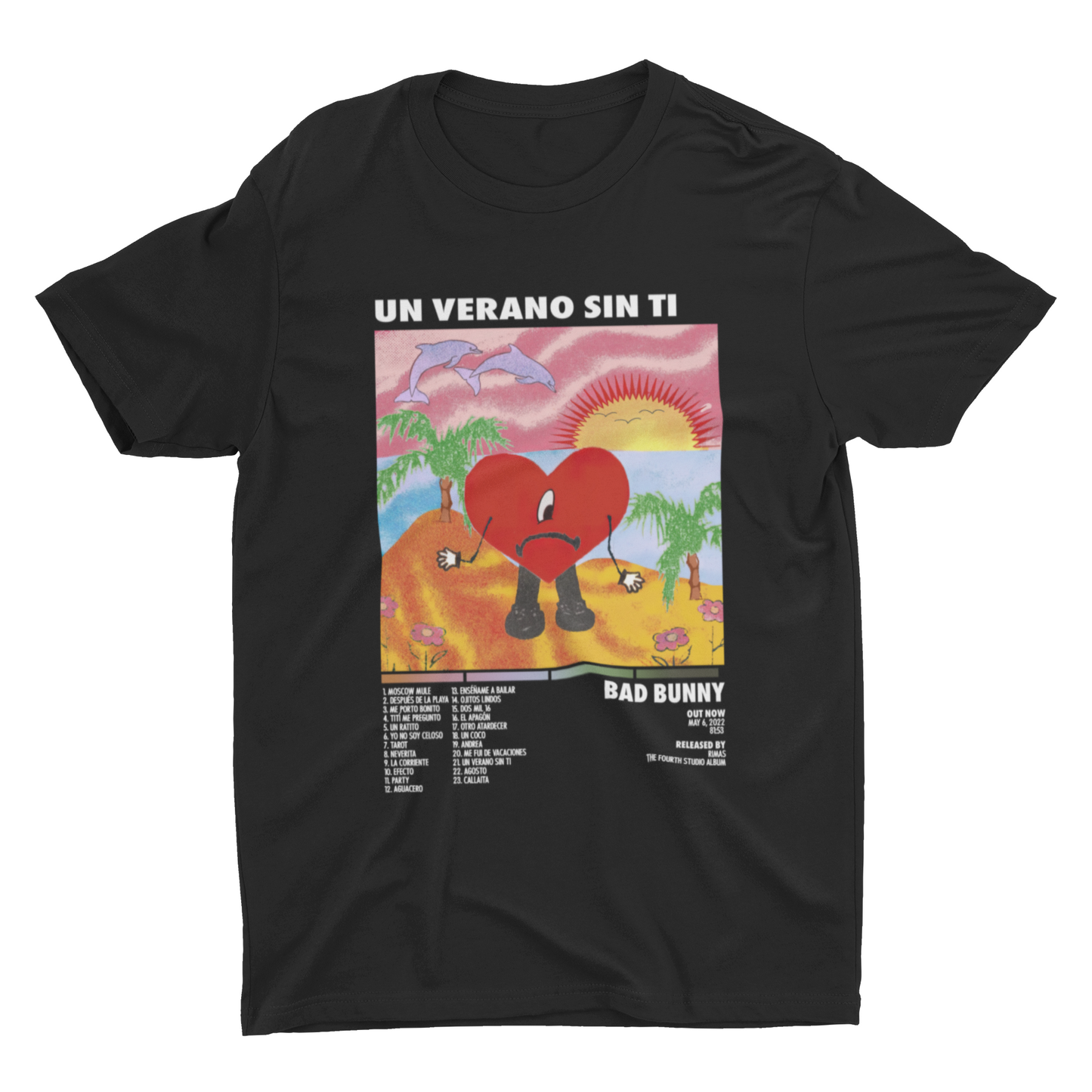 Un Verano Sin Ti Album Cover T-Shirt