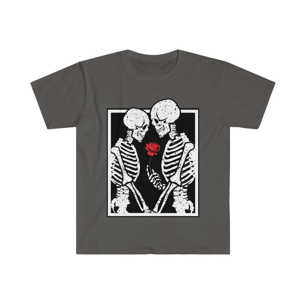 Skull Couple "SkullMates" Tee - Stonk Shark Co.
