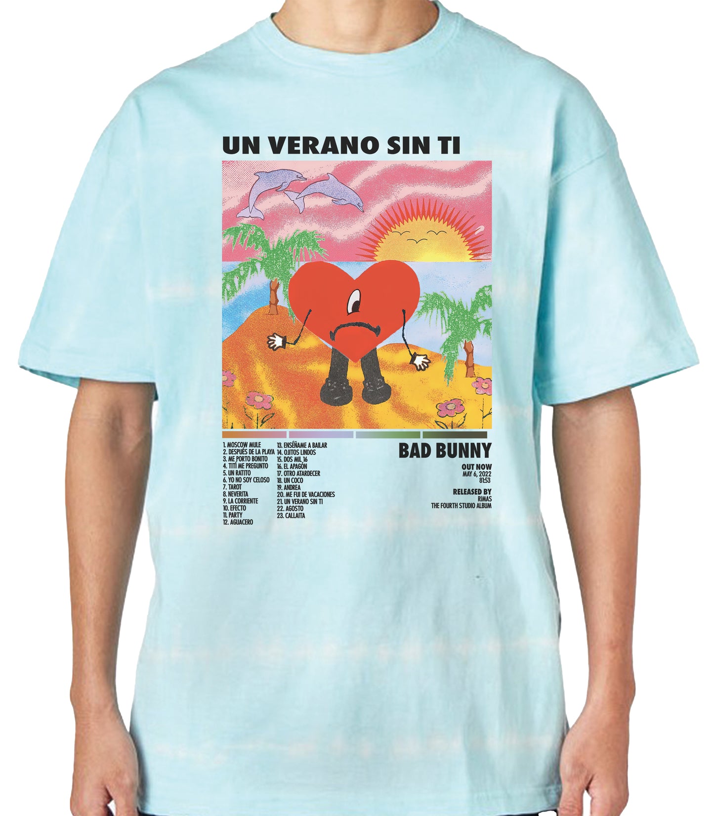 Camiseta con portada del álbum Un Verano Sin Ti